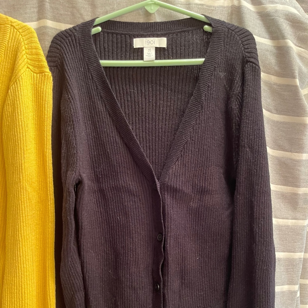 1901 girls black cardigan